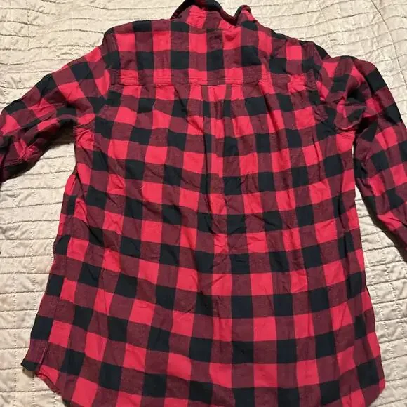 eddie bauer flannel shirt Woman’s M - Picture 8 of 8